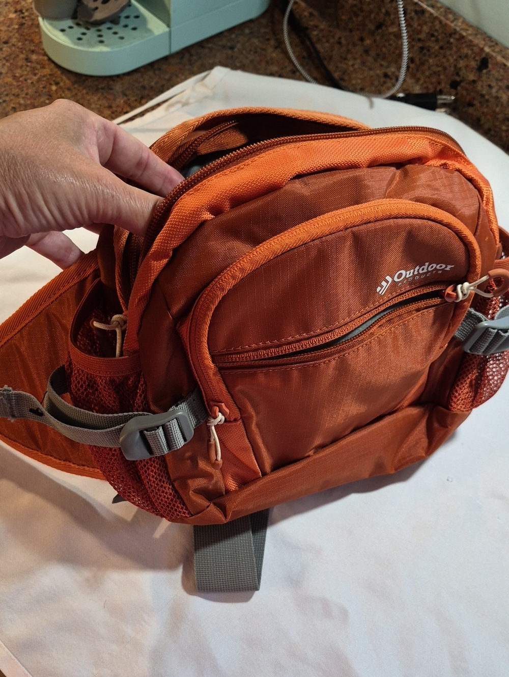 Orange Waist Pack for Men.Outdoor Products.. - Picture 8 of 13